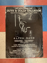 Load image into Gallery viewer, Alpha Band at The Guys &amp; Dolls Ballroom - 1977 (Poster)
