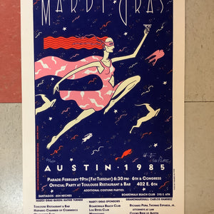 Austin Mardi Gras Parade - 1985 (Poster)