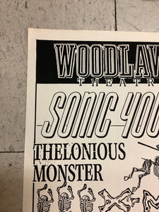 Sonic Youth at Woodlawn Theatre - 1987 (Poster)