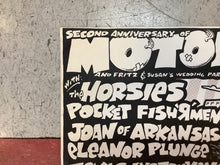 Load image into Gallery viewer, 2nd Anniversary of Motorblade Postering Service at La Zona Rosa - 1992 (Poster)
