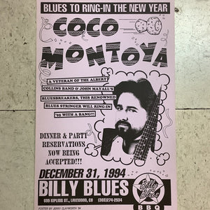 Coco Montoya at Billy Blues - 1994 (Poster)