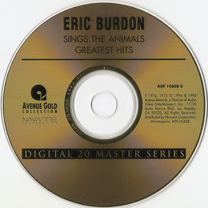 Eric Burdon : Eric Burdon Sings The Animals' Greatest Hits (CD, Comp, 24K)