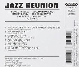 Pee Wee Russell - Coleman Hawkins : Jazz Reunion (CD, Album, RE)