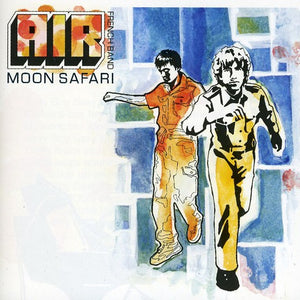 the album cover for Air - Moon Safari [Import]