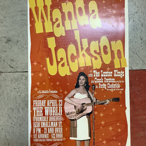 Wanda Jackson at The World (Poster)