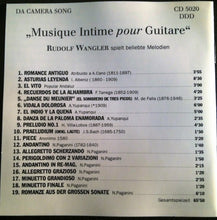 Load image into Gallery viewer, Rudolf Wangler : "Musique Intime Pour Guitare" (CD, Album)
