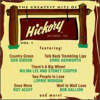Various : The Greatest Hits Of Hickory Records, Inc. Vol.1 (CD, Comp)