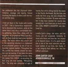 Load image into Gallery viewer, Loretta Lynn : Full Circle (CD, Album)
