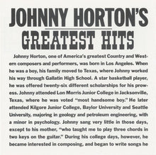 Load image into Gallery viewer, Johnny Horton : Johnny Horton&#39;s Greatest Hits (CD, Comp, RE)
