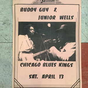 Buddy Guy and Junior Wells at Antone's Nightclub - 1985 (Poster)