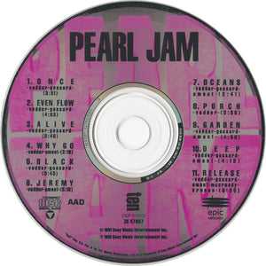 Pearl Jam : Ten (CD, Album, RE, RP)