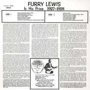 Furry Lewis : In His Prime 1927-1928 (LP, Comp, Ltd, RE, 180)