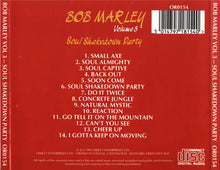 Load image into Gallery viewer, Bob Marley : Volume 3 - Soul Shakedown Party (CD, Album, Comp)
