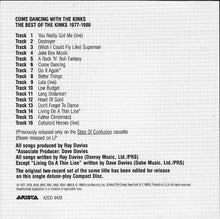 Load image into Gallery viewer, The Kinks : Come Dancing With The Kinks / The Best Of The Kinks 1977-1986 (CD, Comp, Club, RE, RP, Son)
