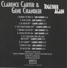 Load image into Gallery viewer, Clarence Carter / Gene Chandler : Together Again (CD, Album, Comp)
