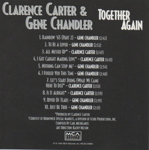 Clarence Carter / Gene Chandler : Together Again (CD, Album, Comp)