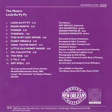 Load image into Gallery viewer, The Meters : Look-Ka Py Py (CD, Album, RE, Nim)
