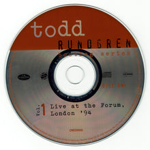 Load image into Gallery viewer, Todd Rundgren : Bootleg Series Vol. 1: Live At The Forum, London '94 (2xCD, Album)

