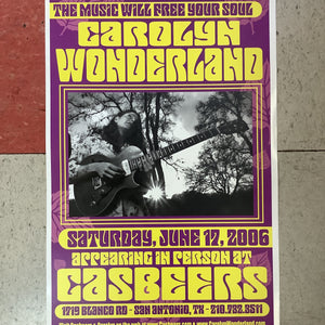 Carolyn Wonderland at Casbeers - 2006 (Poster)
