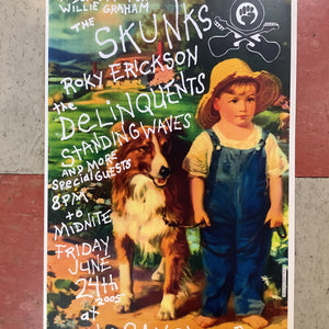 The Skunks and Roky Erickson at The Saxon Pub - 2005 (Poster)