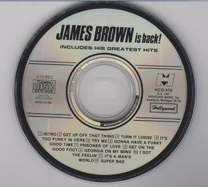 James Brown : James Brown Is Back! (CD, Comp)