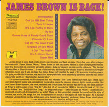 Load image into Gallery viewer, James Brown : James Brown Is Back! (CD, Comp)
