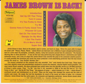 James Brown : James Brown Is Back! (CD, Comp)