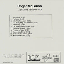 Load image into Gallery viewer, Roger McGuinn : McGuinn's Folk Den Vol. 1 (CDr, Album, Enh, DAM)
