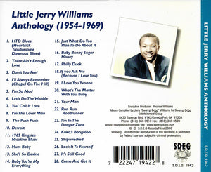 Little Jerry Williams* A.K.A. Swamp Dogg : Little Jerry Williams Anthology (1954-1969) (CD, Comp)