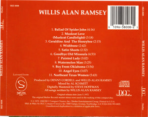 Willis Alan Ramsey : Willis Alan Ramsey (CD, Album, RE)