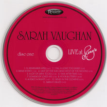 Load image into Gallery viewer, Sarah Vaughan : Live At Rosy's (2xCD, Album)
