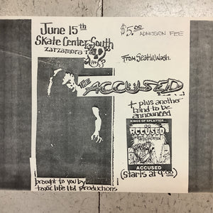 The Accüsed and Zarzamora at Skate Center South (Poster)