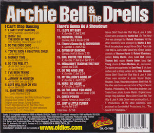 Archie Bell & The Drells : I Can't Stop Dancing / There's Gonna Be A Showdown (CD, Album, Comp)