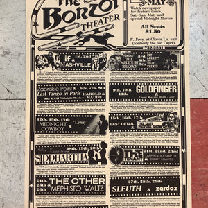 The Borzoi Theater May Calendar (Poster)