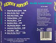 Load image into Gallery viewer, Lightnin' Hopkins : Blue Lightnin' (CD)
