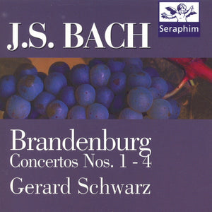 J.S. Bach* - Gerard Schwarz, The Los Angeles Chamber Orchestra : Brandenburg Concertos Nos. 1 - 4 (CD, Album)