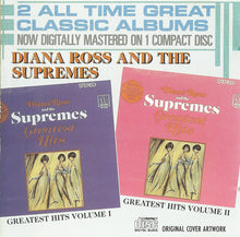 Load image into Gallery viewer, Diana Ross And The Supremes* : Greatest Hits Volume I / Greatest Hits Volume II (CD, Comp)
