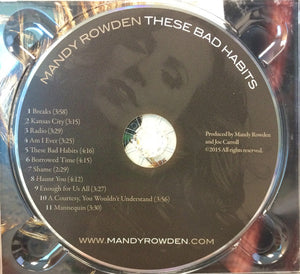 Mandy Rowden : These Bad Habits (CD, Album)