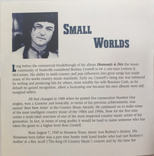 Load image into Gallery viewer, Rodney Crowell : Small Worlds (The Crowell Collection 1978 ~ 1995) (CD, Comp)
