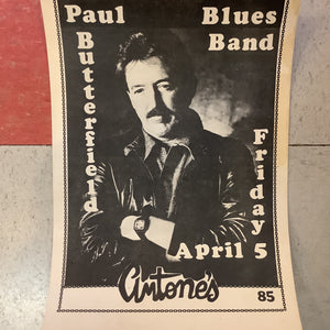 Paul Butterfield Blues Band at Antone's - 1985 (Poster)