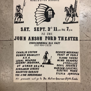 NO G.O. Rock Show at the John Anson Ford Theater (Poster)