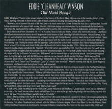 Load image into Gallery viewer, Eddie 'Cleanhead' Vinson* : Old Maid Boogie (CD, Comp)
