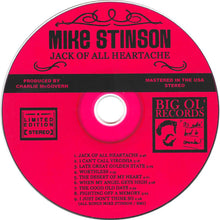 Load image into Gallery viewer, Mike Stinson : Jack Of All Heartache (CD, Album)
