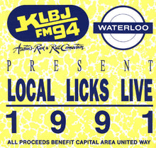 Load image into Gallery viewer, Various : KLBJ FM's Local Licks Live 1991 (CD, Comp)

