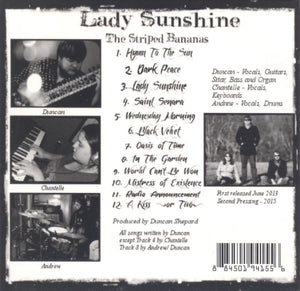 The Striped Bananas : Lady Sunshine (CD, Album)