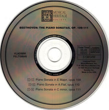 Load image into Gallery viewer, Ludwig van Beethoven – Vladimir Feltsman : The Piano Sonatas Op. 109-111 (CD, Album)
