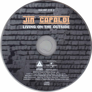 Jim Capaldi : Living On The Outside (CD, Album, Enh)