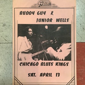 Buddy Guy and Junior Wells at Antone's Nightclub - 1985 (Poster)