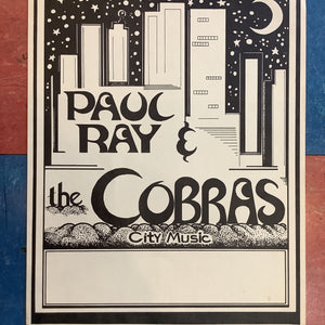 Paul Ray and The Cobras City Music (Poster)