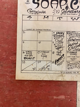 Load image into Gallery viewer, Soap Creek Saloon January Calendar - 1977 (Poster)
